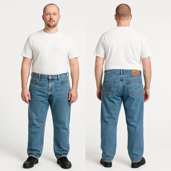 LEVI'S Men's Classic 505 Straight Leg Jeans - Size 40x30 - Picture 3 of 13